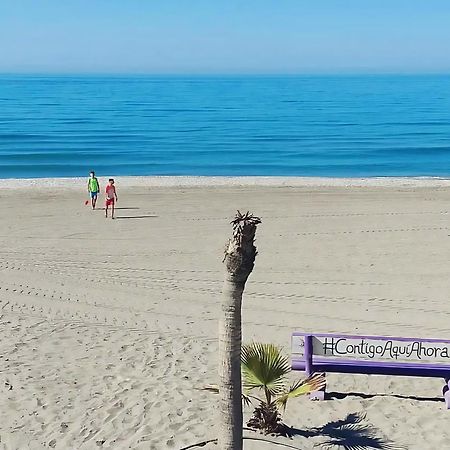 Apartamento Escapada Familiar En Torrox Costa A 100M De La Playa, Vistas Al Mar Y Parking Gratis Exterior foto