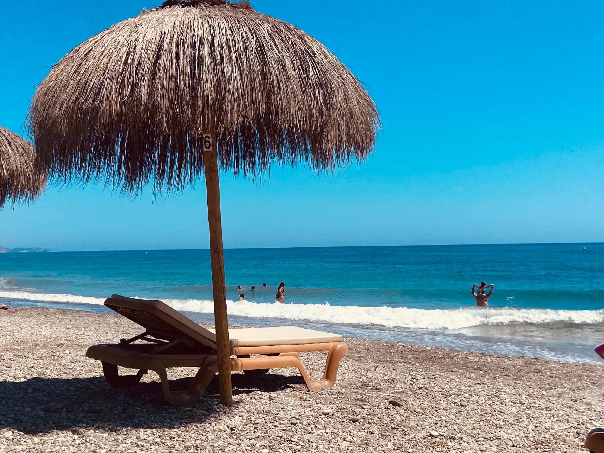 Apartamento Escapada Familiar En Torrox Costa A 100M De La Playa, Vistas Al Mar Y Parking Gratis Exterior foto